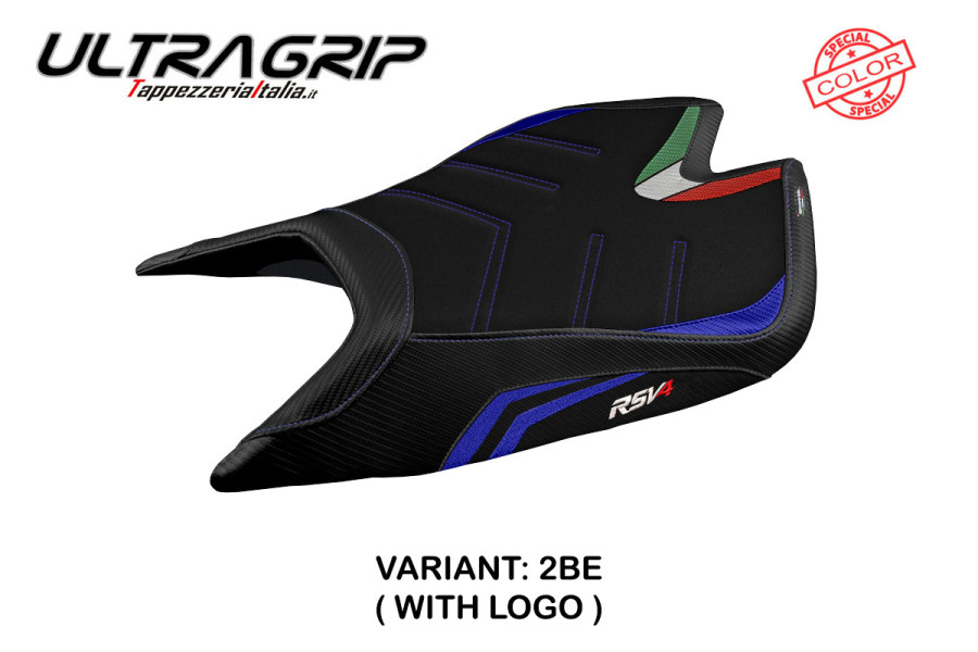 Funda de asiento compatible Aprilia RSV4 (21-22) modelo Leon special color ultragrip