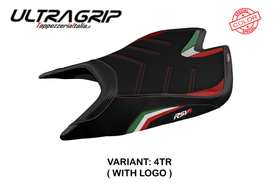 Funda de asiento compatible Aprilia RSV4 (21-22) modelo Leon special color ultragrip