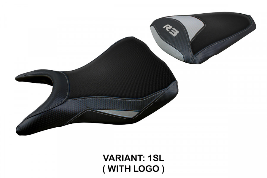 Housse de selle compatible Yamaha R3 (15-23) modèle Jesolo