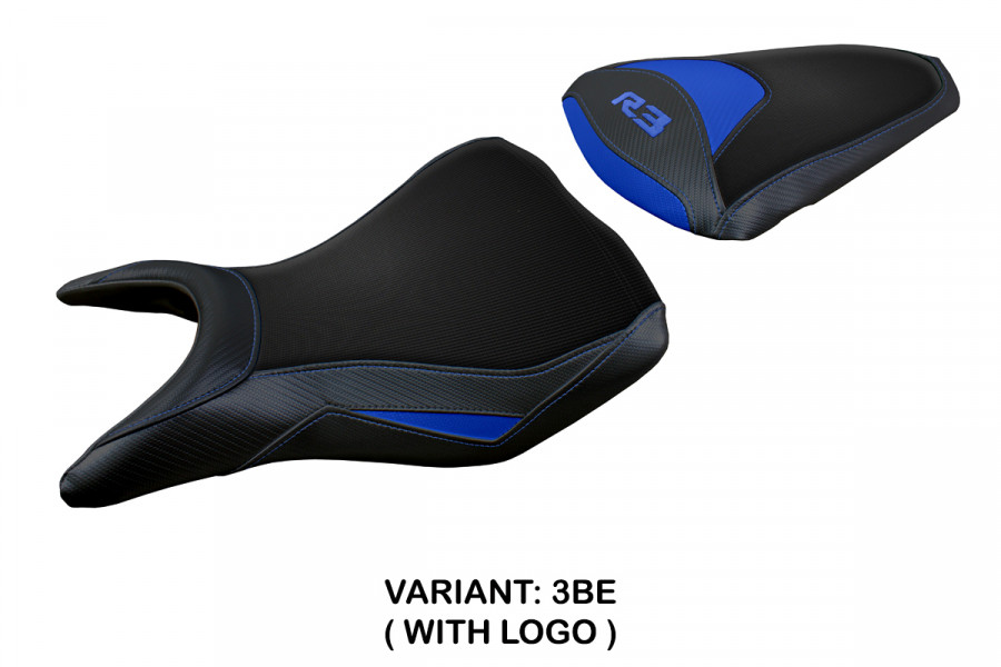 Housse de selle compatible Yamaha R3 (15-23) modèle Jesolo