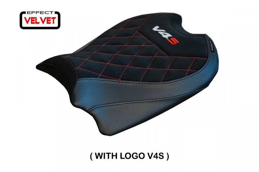 Seat cover compatible Ducati Panigale V4 (18-22) Harbin velvet model