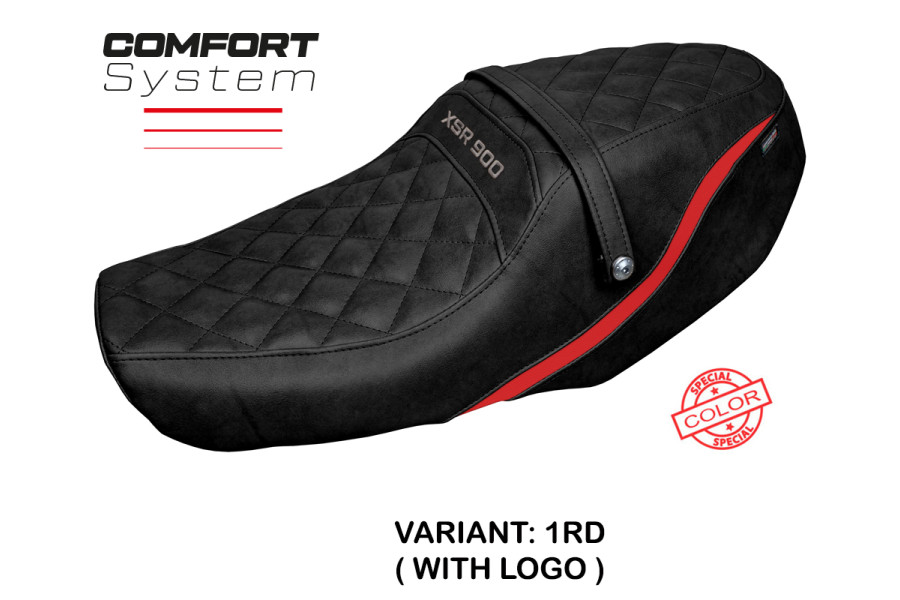 Funda de asiento compatible Yamaha XSR 900 (22-23) modelo Adeje special color comfort system