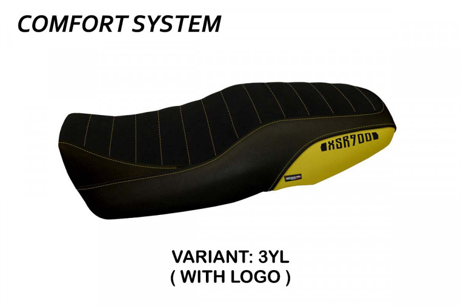 Seat cover compatible Yamaha XSR 900 (16-21) Portorico 5 comfort system model