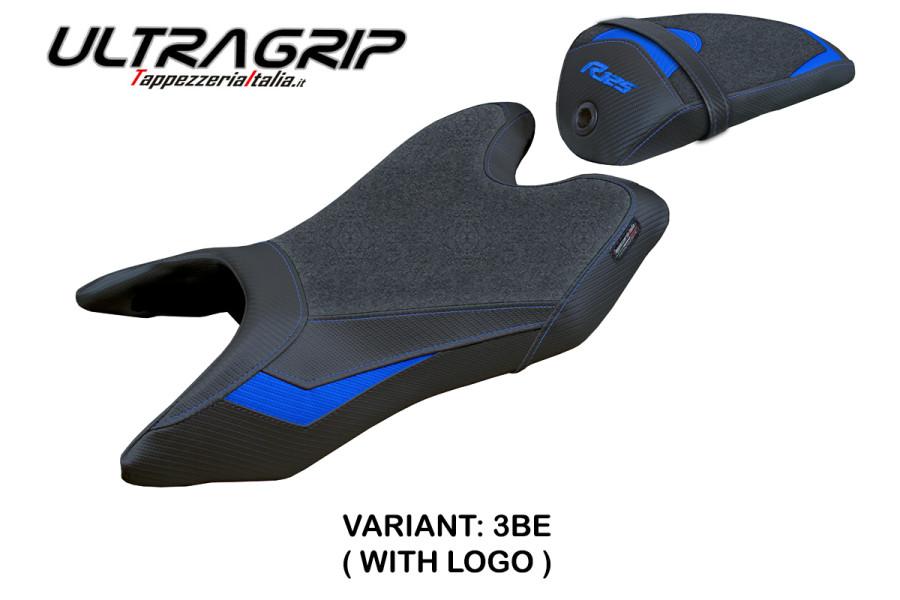 Housse de selle compatible Yamaha R125 (19-23) modèle Aswhy Ultragrip