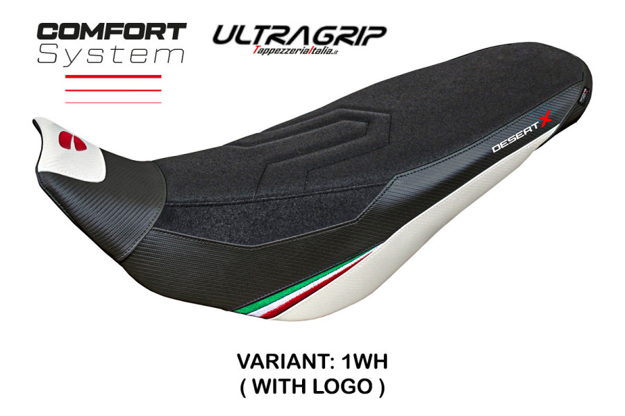 Funda de asiento compatible Ducati Desert-X Rally (22-24) modelo Keren ultragrip comfort system