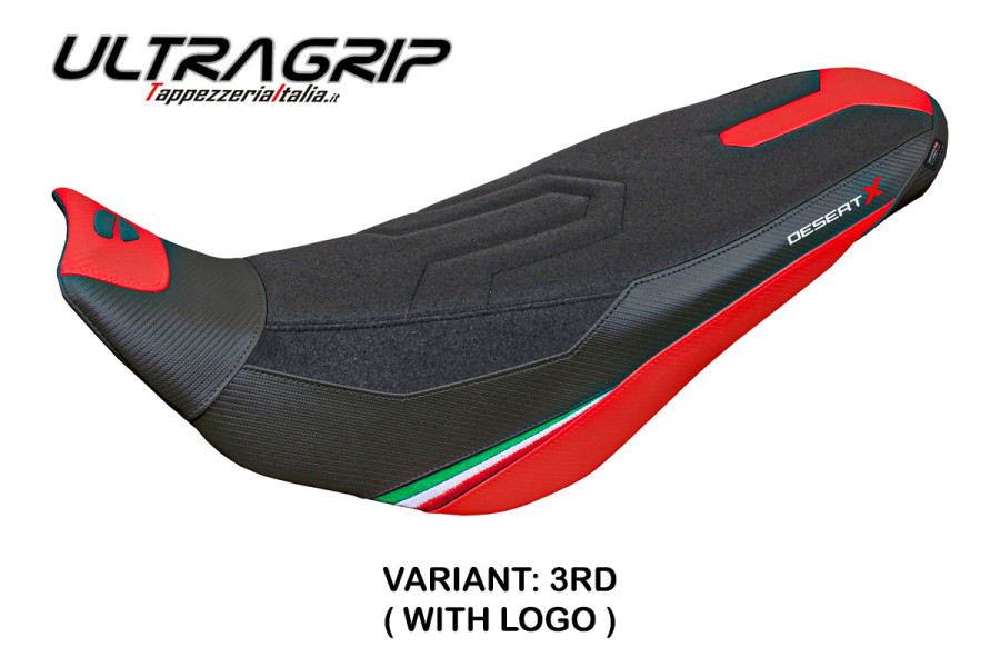 Funda de asiento compatible Ducati Desert-X Rally (22-24) modelo Eriba ultragrip