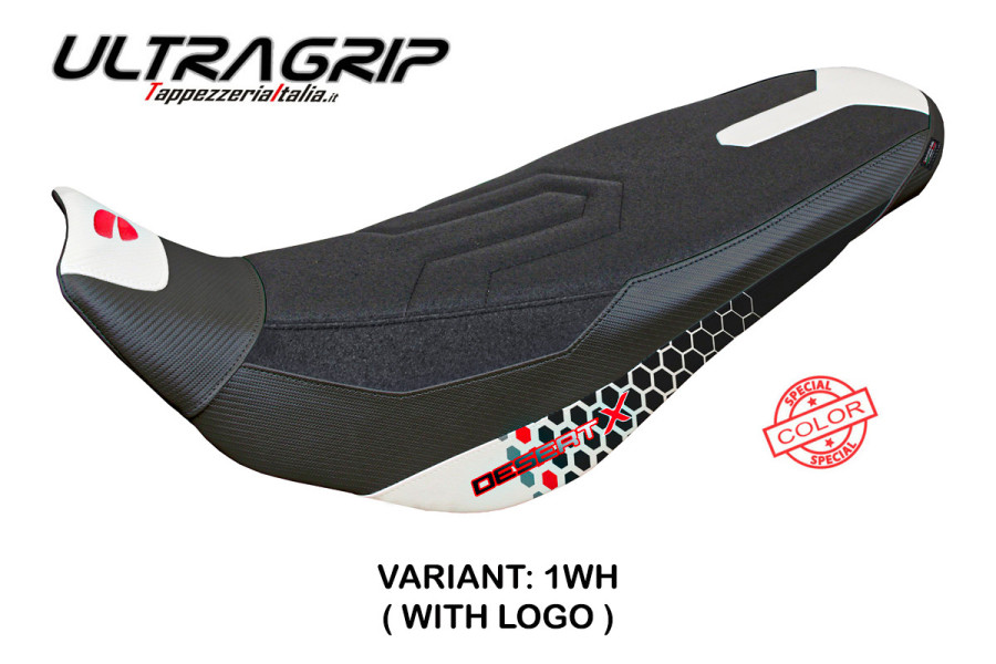 Funda de asiento compatible Ducati Desert-X Rally (22-24) modelo Eriba special color ultragrip