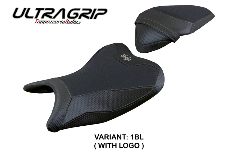 Funda de asiento compatible con Kawasaki Ninja 400 (18-23) modelo Ribera ultragrip