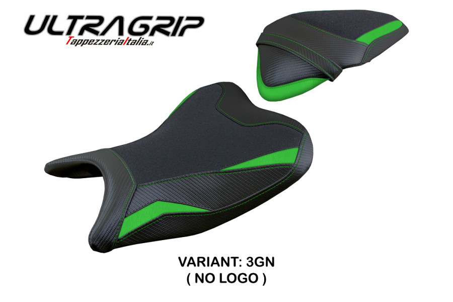 Funda de asiento compatible con Kawasaki Ninja 400 (18-23) modelo Ribera ultragrip