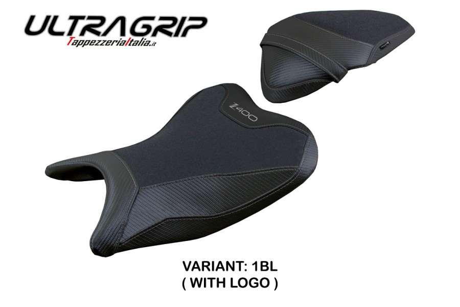 Seat cover compatible Kawasaki Z 400 (18-23) Aragona ultragrip model