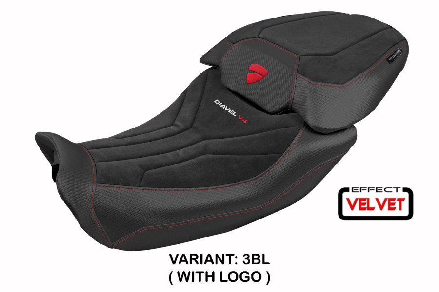 Funda de asiento compatible Ducati Diavel V4 (23-24) modelo Diablo Velvet