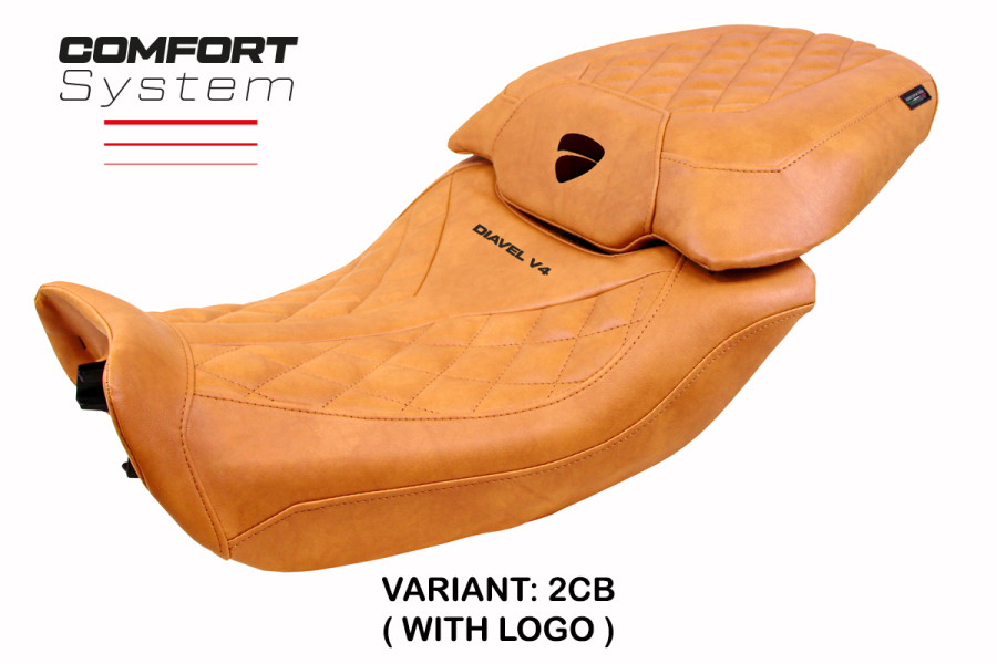 Funda de asiento compatible Ducati Diavel V4 (23-24) modelo Diablo Class Comfort System