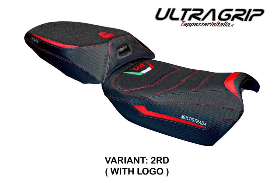 Funda de asiento compatible con Ducati Multistrada V4 Rally (23-24) modelo Jesi Ultragrip