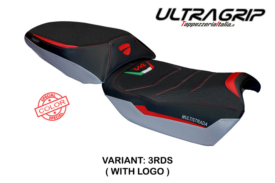 Funda de asiento compatible con Ducati Multistrada V4 Rally (23-24) modelo Adria Ultragrip