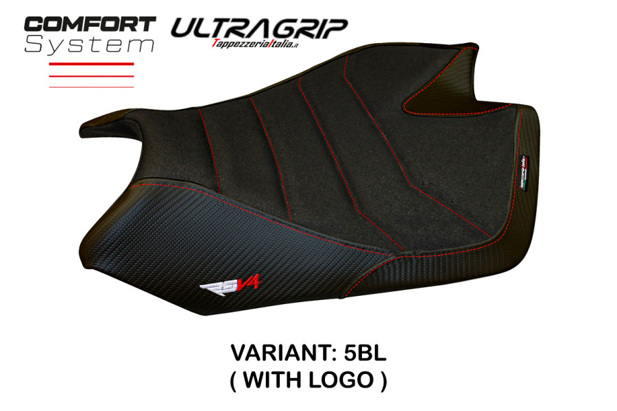 Seat cover compatible Aprilia RSV4 (09-20) Barrie ultragrip Comfort System model