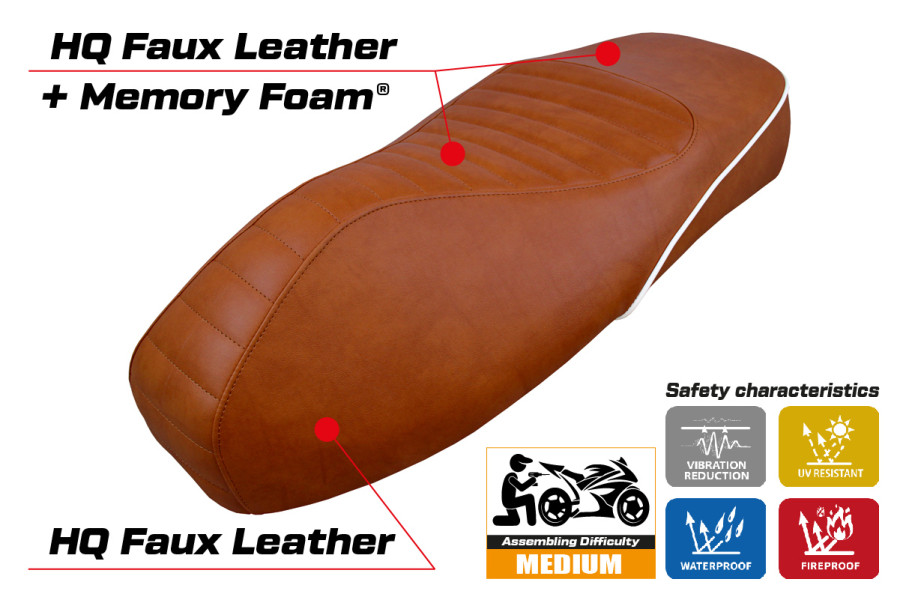 seat cover for vespa gts 125 150 300 09-24