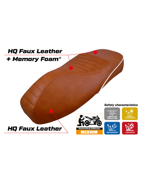 seat cover for vespa gts 125 150 300 09-24