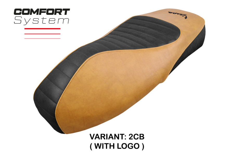 Funda de asiento compatible Vespa GTS 125/150/300 (09-24) modelo Alicudi Comfort System