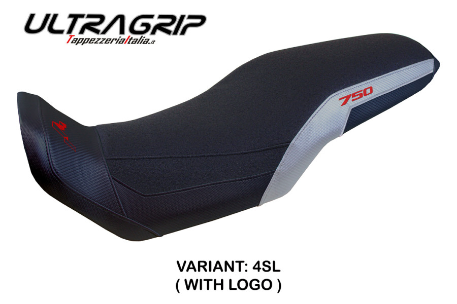 Funda de asiento compatible modelo Honda Transalp 750 (23-24) modelo Malmo Ultragrip