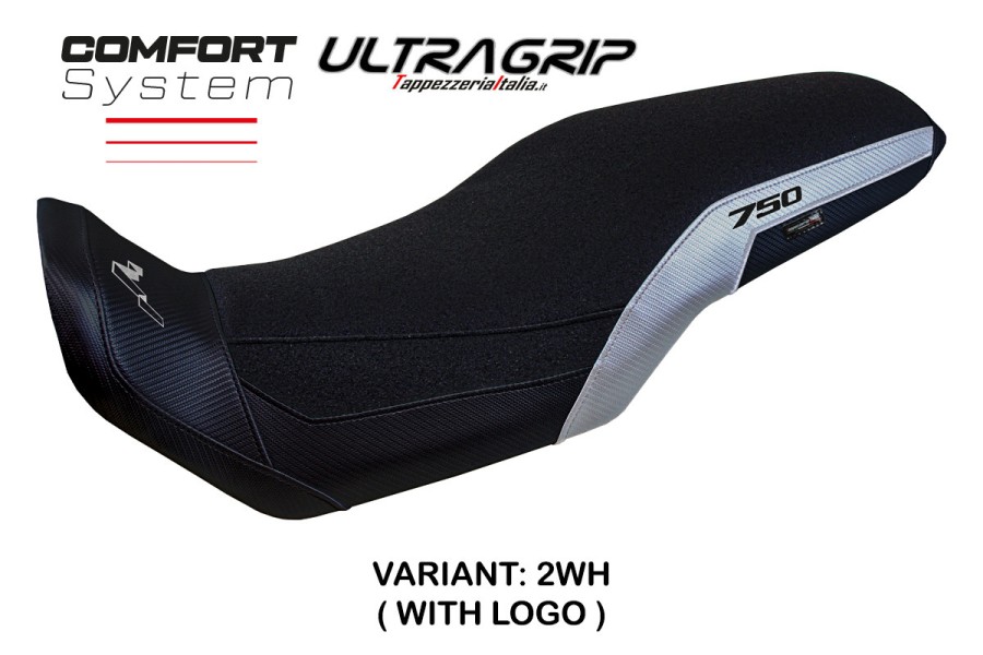 Funda de asiento compatible modelo Honda Transalp 750 (23-24) modelo Malmo ultragrip comfort system