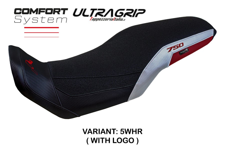 Funda de asiento compatible modelo Honda Transalp 750 (23-24) modelo Malmo ultragrip comfort system