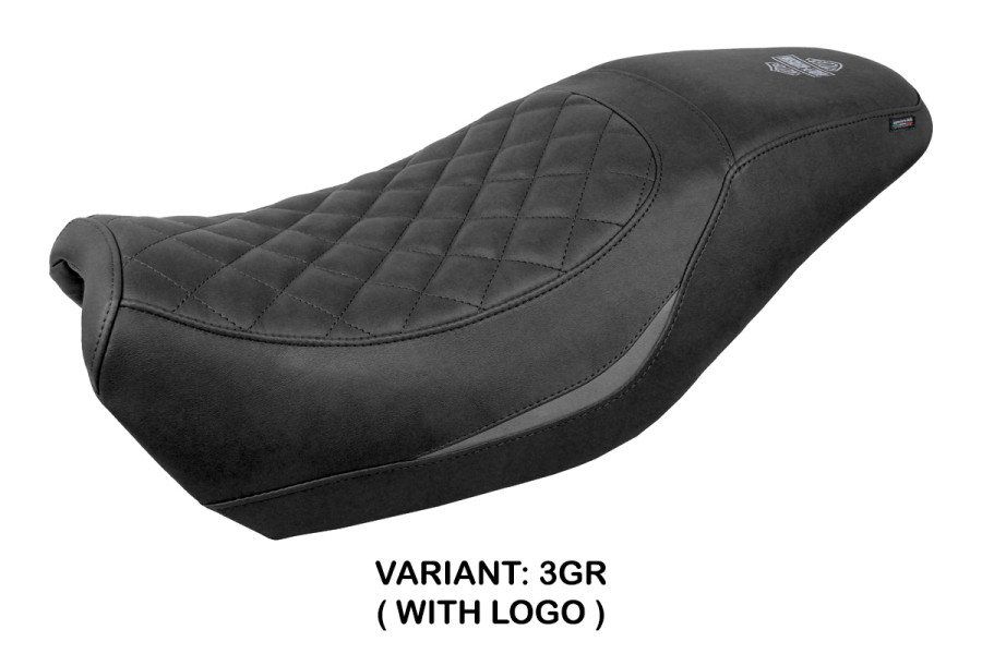 Funda de asiento compatible Harley Davidson Street 500 / 750 (16-21) modelo Miami