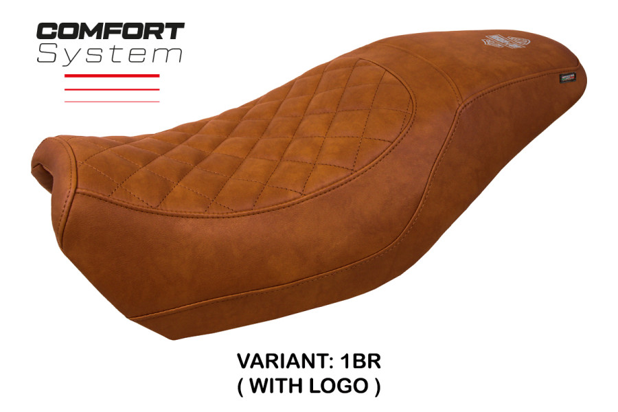 Funda de asiento compatible Harley Davidson Street 500 / 750 (16-21) modelo Miami Comfort System