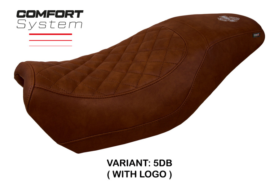 Funda de asiento compatible Harley Davidson Street 500 / 750 (16-21) modelo Miami Comfort System