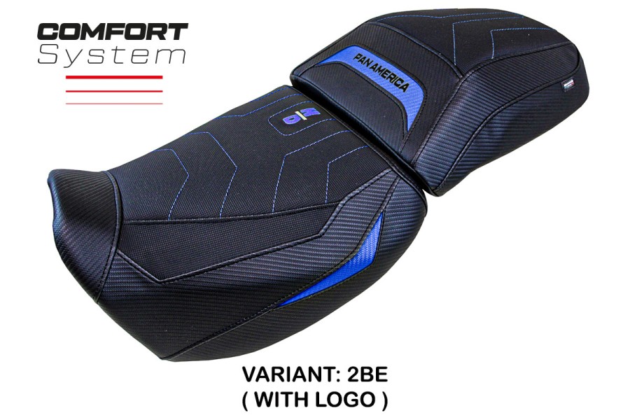 Funda de asiento compatible Harley Davidson Pan America (21-24) modelo Vegas Comfort System