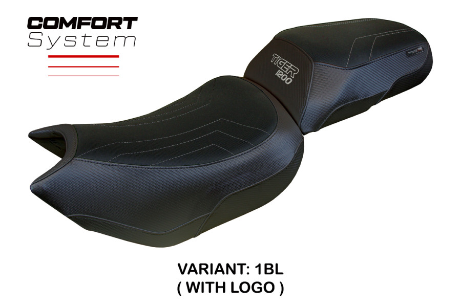 Funda de asiento compatible con Triumph Tiger 1200 (22-24) modelo Wales Comfort System