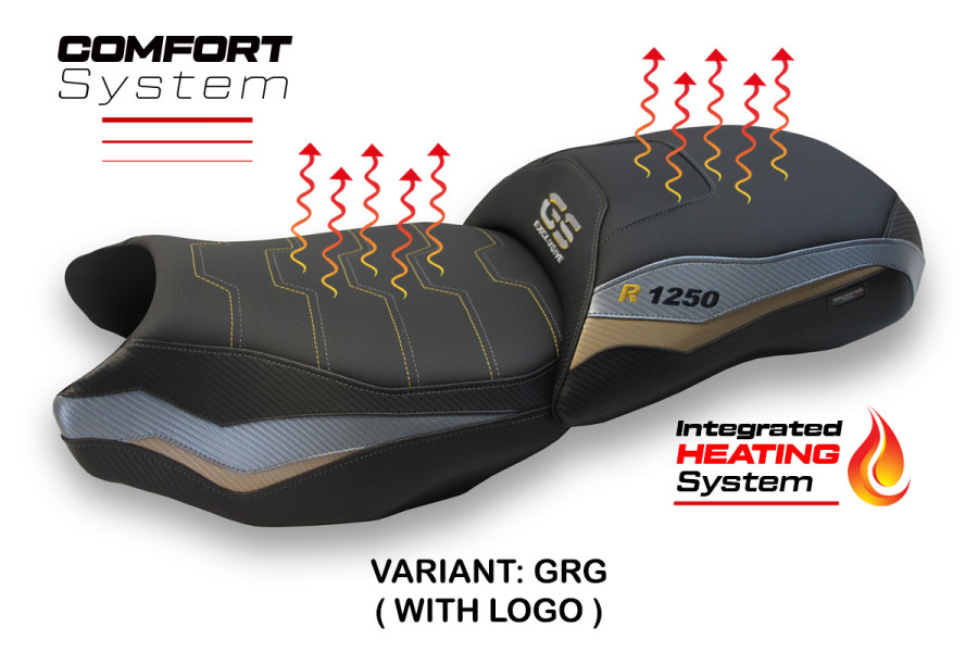 Funda de asiento compatible BMW R 1250 GS (19-23) Heating Comfort System