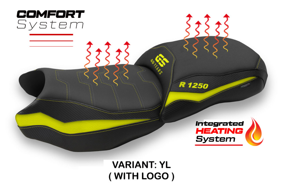 Rivestimento sella compatibile BMW R 1250 GS (19-23) Heating Comfort System