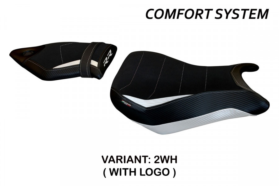 Funda de asiento compatible BMW S 1000 RR (15-18) modelo Vittoria 2 comfort system