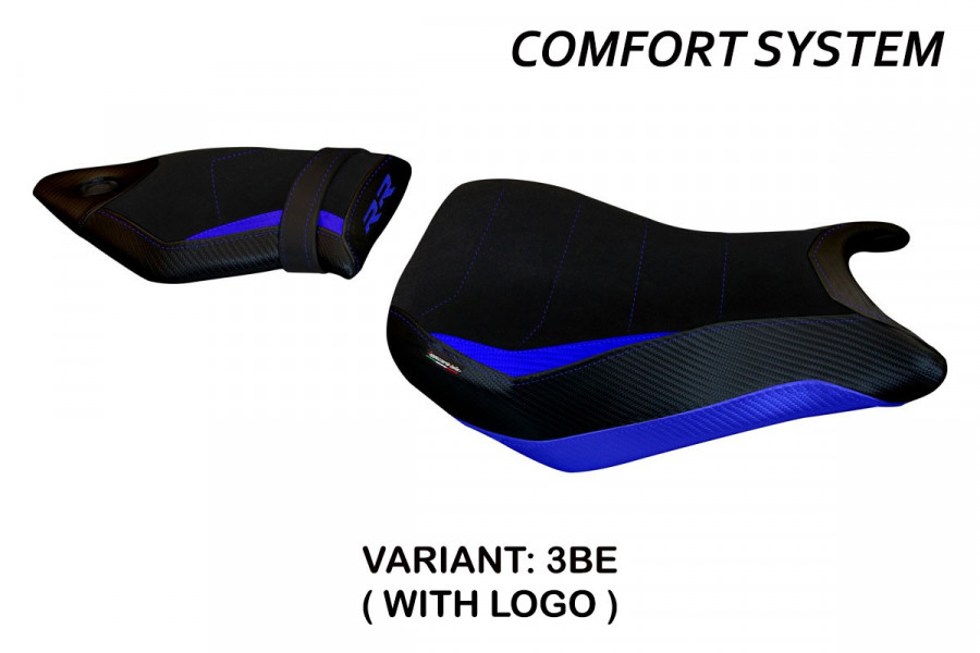 Funda de asiento compatible BMW S 1000 RR (15-18) modelo Vittoria 2 comfort system