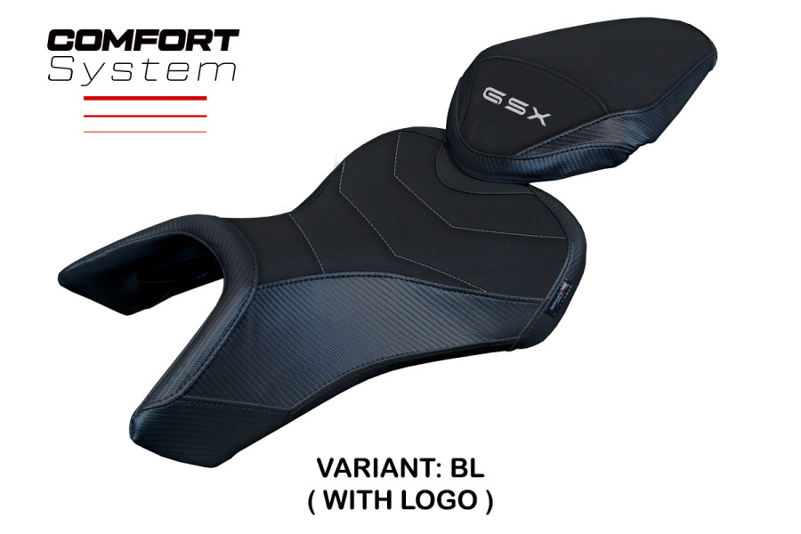 Funda de asiento compatible Suzuki GSX 8S / 8R (23-24) modelo Niigata Comfort System