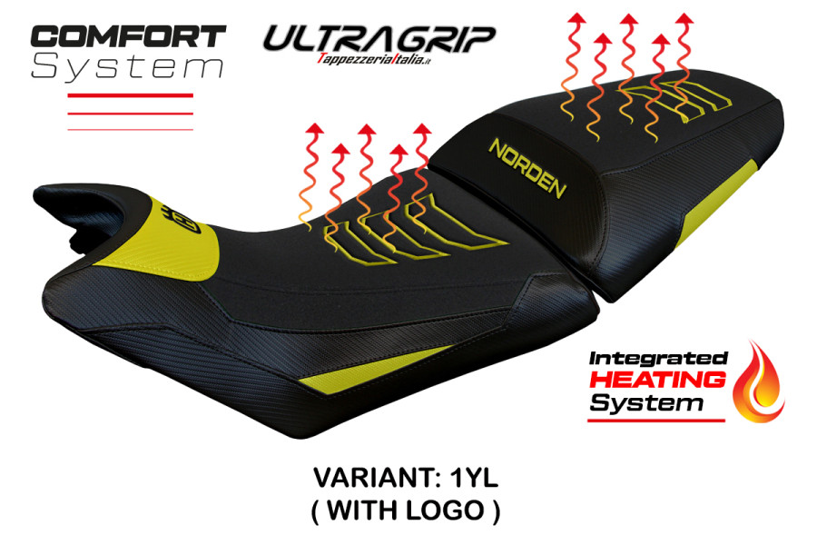 Housse de selle compatible Husqvarna Norden 901 (22-24) Ultragrip Heating Comfort System