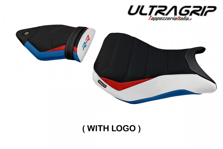 Funda de asiento compatible BMW S 1000 RR (15-18) modelo Maiori HP ultragrip