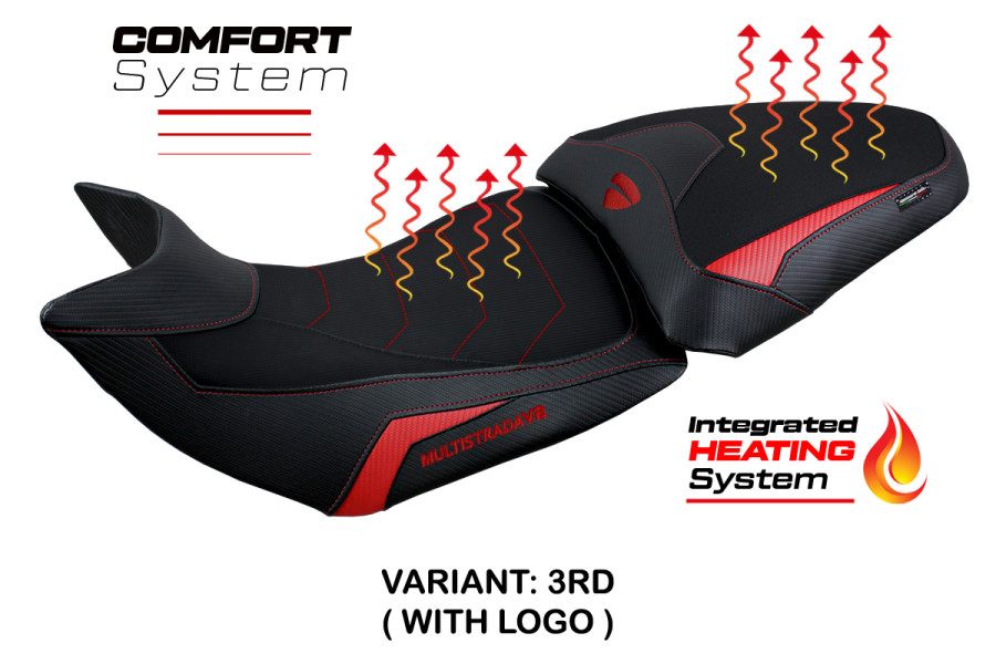 Rivestimento sella compatibile Ducati Multistrada V2 (21-24) modello Heating Comfort System