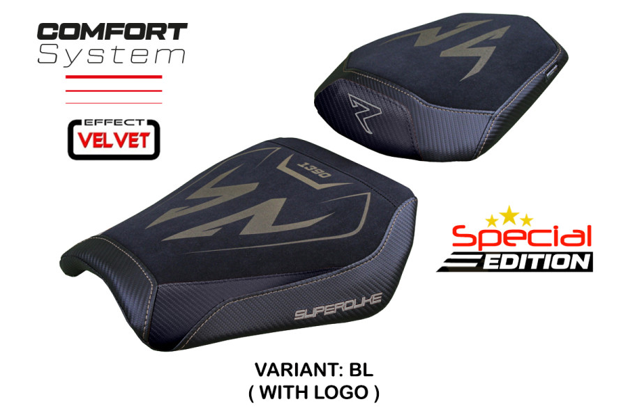 Seat cover compatible KTM 1390 Super Duke R (from 2024) Kalix special velvet comfort system model