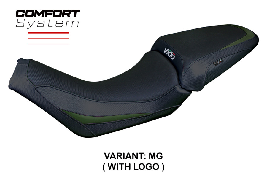 Funda de asiento compatible con Moto Guzzi V100 Mandello (22-24) modelo Misano Comfort System