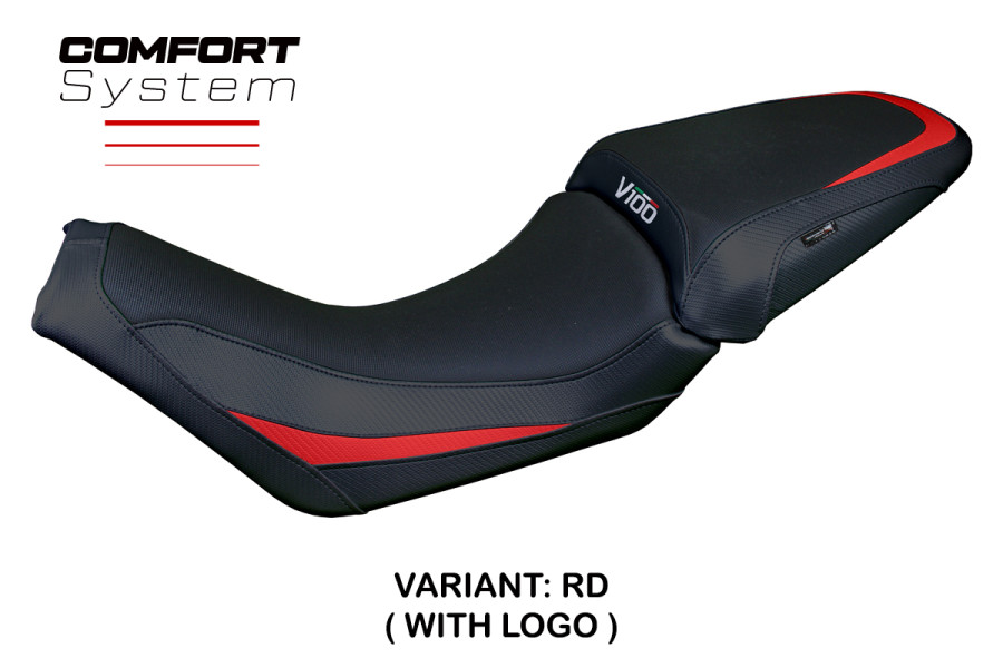 Funda de asiento compatible con Moto Guzzi V100 Mandello (22-24) modelo Misano Comfort System