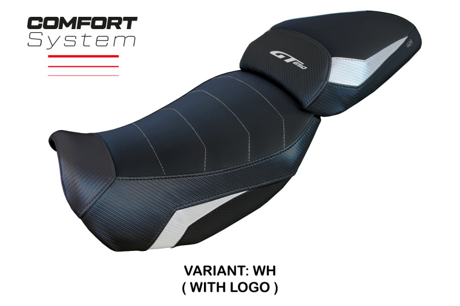 Housse de selle compatible CF Moto 650 GT (21-24) modèle Atena comfort system