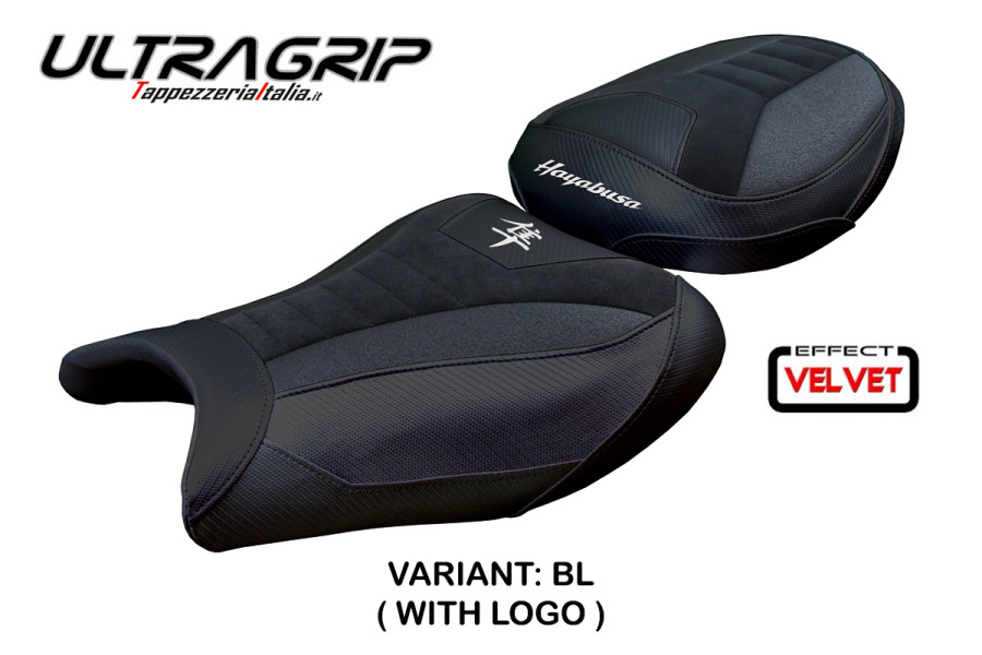 Funda de asiento compatible Suzuki GSX R 1300 Hayabusa (08-20) modelo Japan Velvet Ultragrip