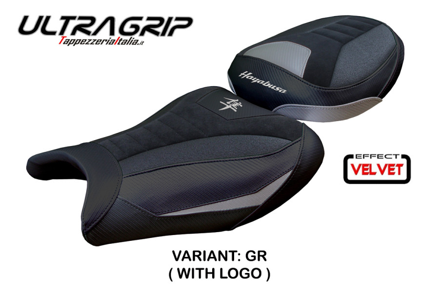 Funda de asiento compatible Suzuki GSX R 1300 Hayabusa (08-20) modelo Japan Velvet Ultragrip