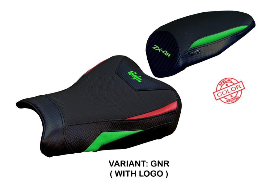 Housse de selle compatible Kawasaki Ninja ZX 4 R (23-24) modèle Anet