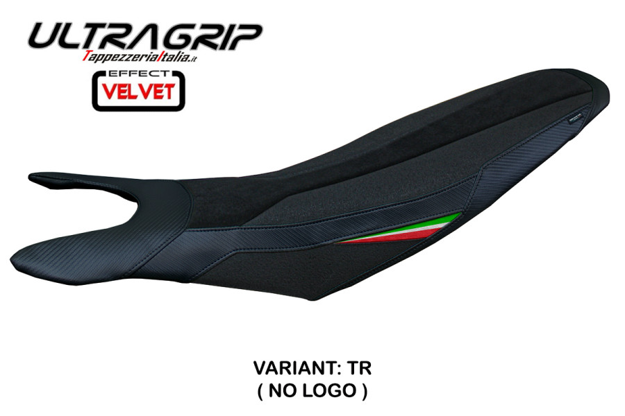 Housse de selle compatible Ducati Hypermotard 698 Mono (2024) modèle Cairoli velvet ultragrip