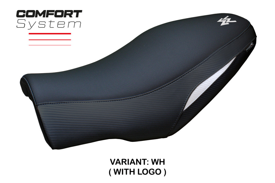 Housse de selle compatible Moto Morini Seiemmezzo (22-24) modèle Alanya comfort system