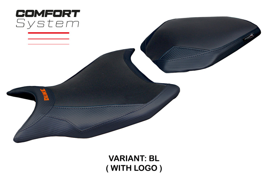 Funda de asiento compatible KTM 990 Duke (de 2024) modelo Cannes comfort system