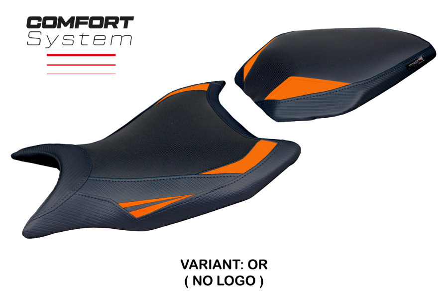 Housse de selle compatible KTM 990 Duke (de 2024) modèle Cannes comfort system