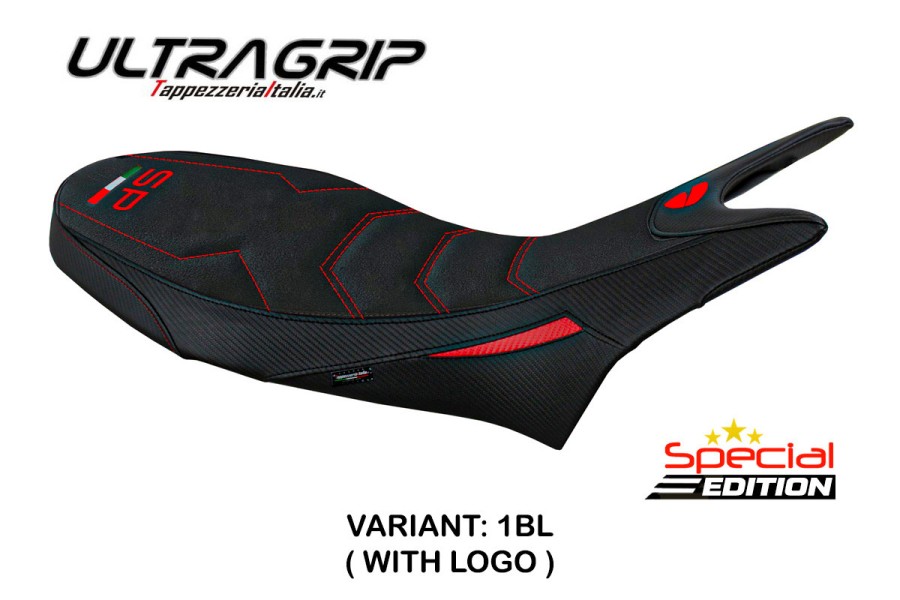 Funda de asiento compatible con Ducati Hypermotard 950 (19-24) modelo Jamazz ultragrip